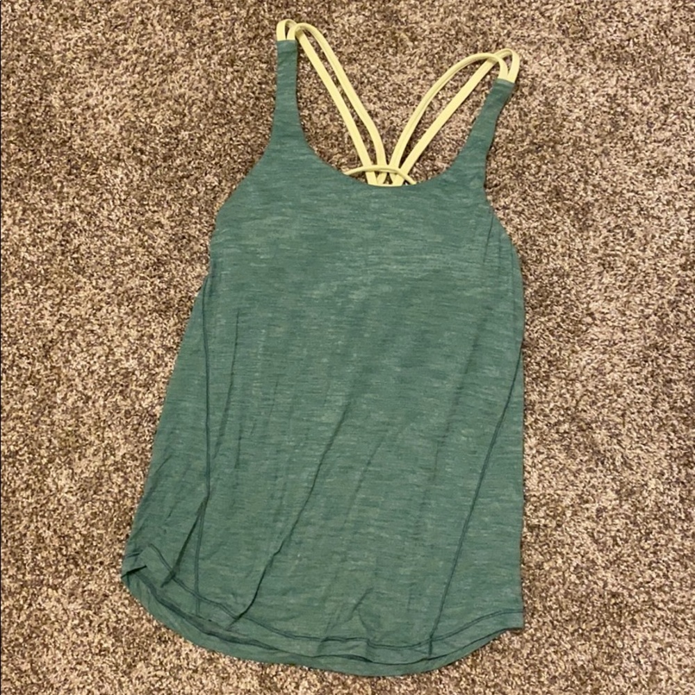 Lululemon open back tank size 4
